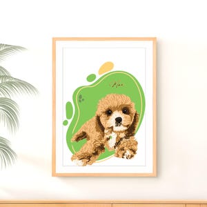 Ilustración de mascota personalizada, regalo personalizado, regalo para dueños de perros, retrato de perro personalizado, regalo por la pérdida de una mascota, dibujo de una mascota a partir de una foto, regalo para amantes de las mascotas