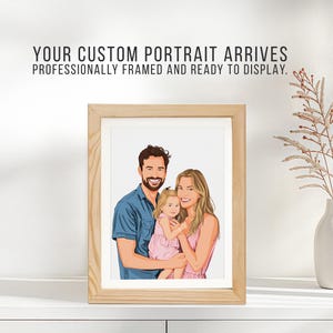 Add-On Framing or Print for Portraits - Handcrafted Walnut Wood Frame image 7