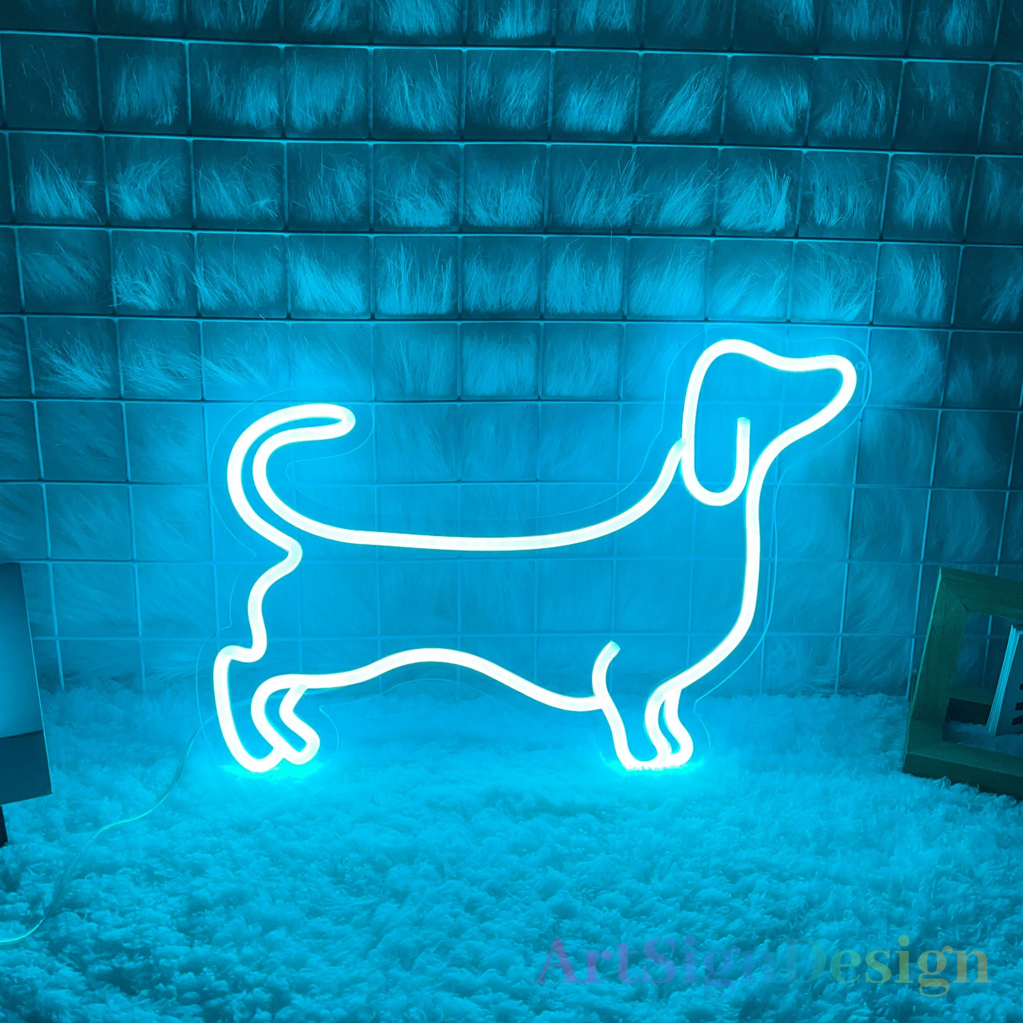 Dachshund Neon Sign,dog LED Light,custom Neon Sign, Led Light Wall ...