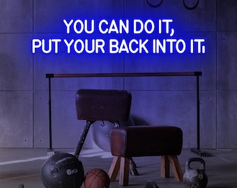 Neonreclame voor thuis, sportschool, kamerdecoratie, muurdecoratie, neonverlichting, neonverlichting, neonverlichting, neonverlichting, neonverlichting, neonverlichting, neonverlichting