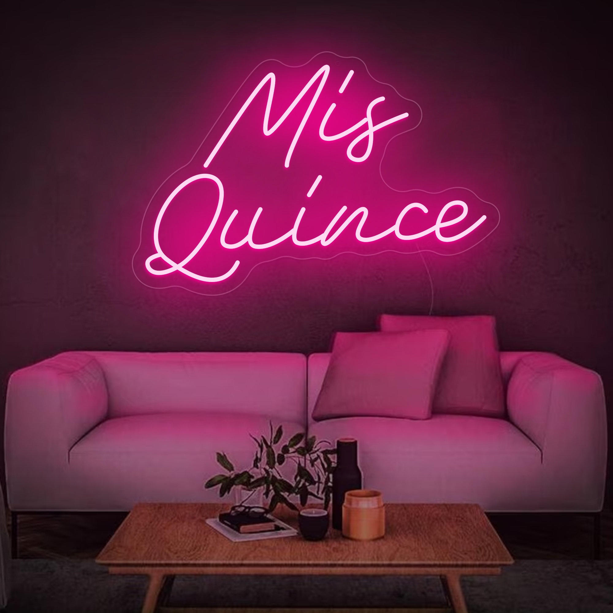 Mis Sign Custom Mis Quince Neon Sign 15th Birthday Party Decor, Neon Sign ...
