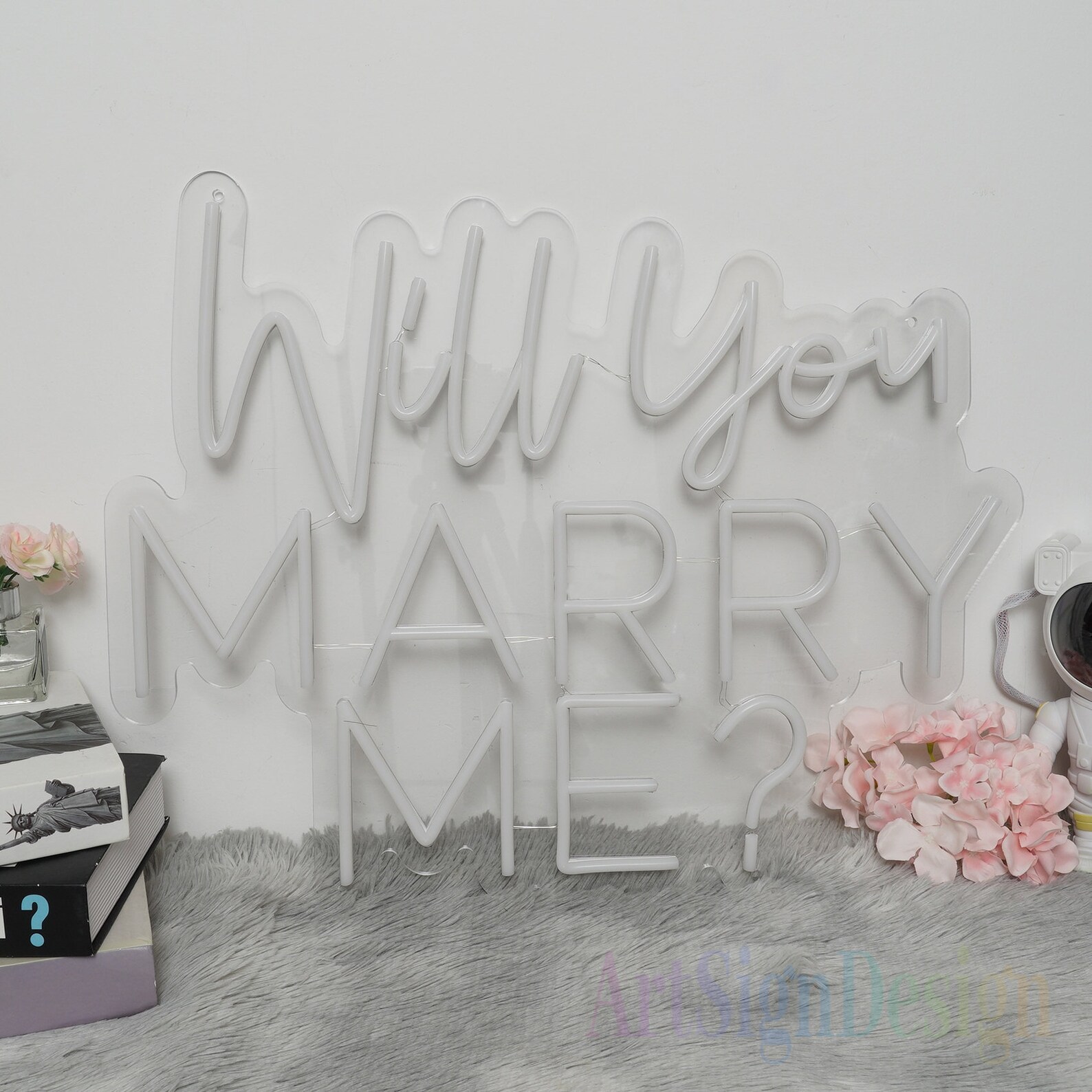 Will You Marry Me Neon Sign Proposal Decor,custom Wedding Neon Sign — free download