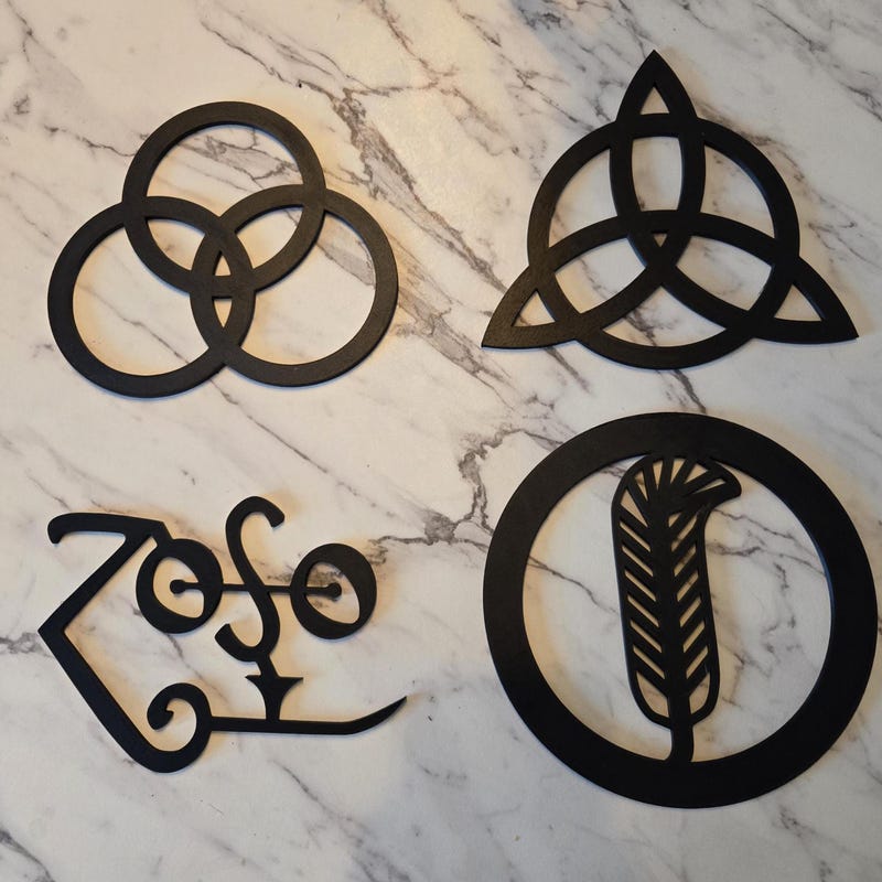 Led Zeppelin Symble Led Zeppelin Symbols - Etsy