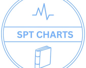 Gráficos SPT / Notas de estudio para la escuela PT / Preparación para el examen NPTE / Paquete imprimible de descarga instantánea