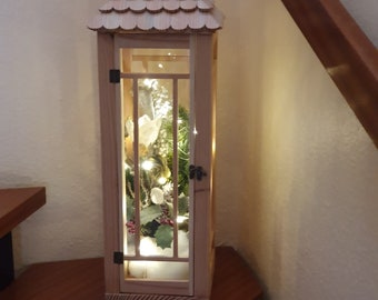 Lantern, wooden lantern, gift