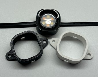 Govee Permanent Outdoor Lights Pro (H706) Bracket, Side Mount Holes, Fits the Pro models only, Printed in PETG, Black or White, Bracket Only