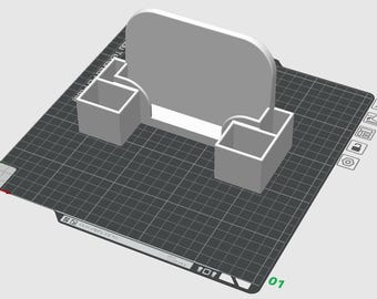 Digital File for 3D Printing - Kindle Paperwhite Holder, Pen & Page Turner Holder, Angled Back, Full Screen Visible, *.3mf file