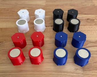 Laser Honeycomb Standoff, 30mm Magnet, Up to 3/4" (19mm) material, Raise work to prevent flashback, Spacers for different thickness of media