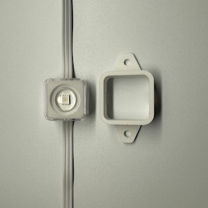 Govee Permanent Outdoor Lights (H705) Bracket, Fits the Standard Models Only, 3D Printed in PETG, Black or White, Brackets only