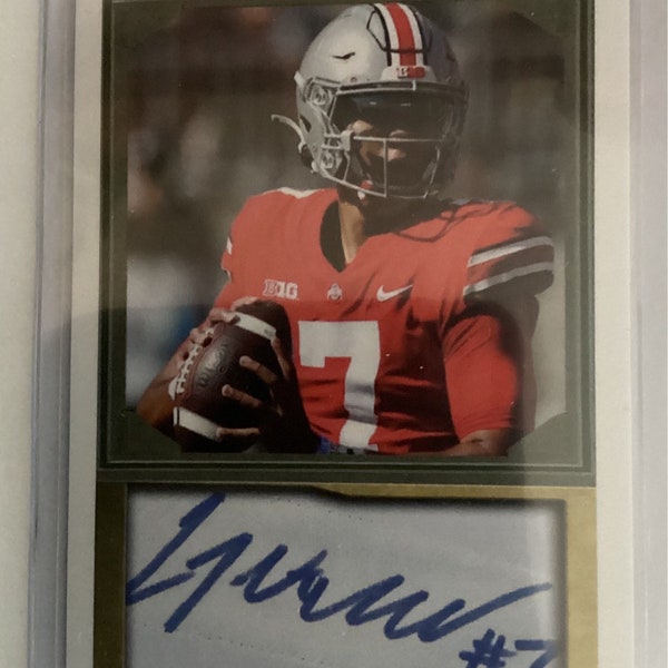 CJ Stroud Rookie Collegiate Sports Collection Facsimile Auto