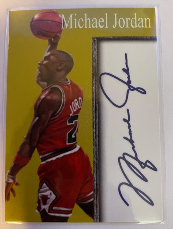 Michael Jordan 2018 Inkredible Ink Gold Variation LIMITED EDITION 