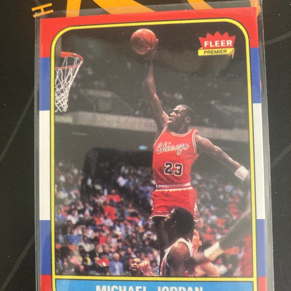 Michael Jordan Fleer RC  #57 Perfect Reprint