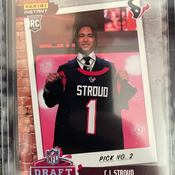 2023 CJ Stroud RC NFL Draft Night Rookie Panini