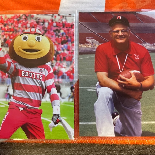 OHIO STATE BUCKEYES Brutus & Coach Woody