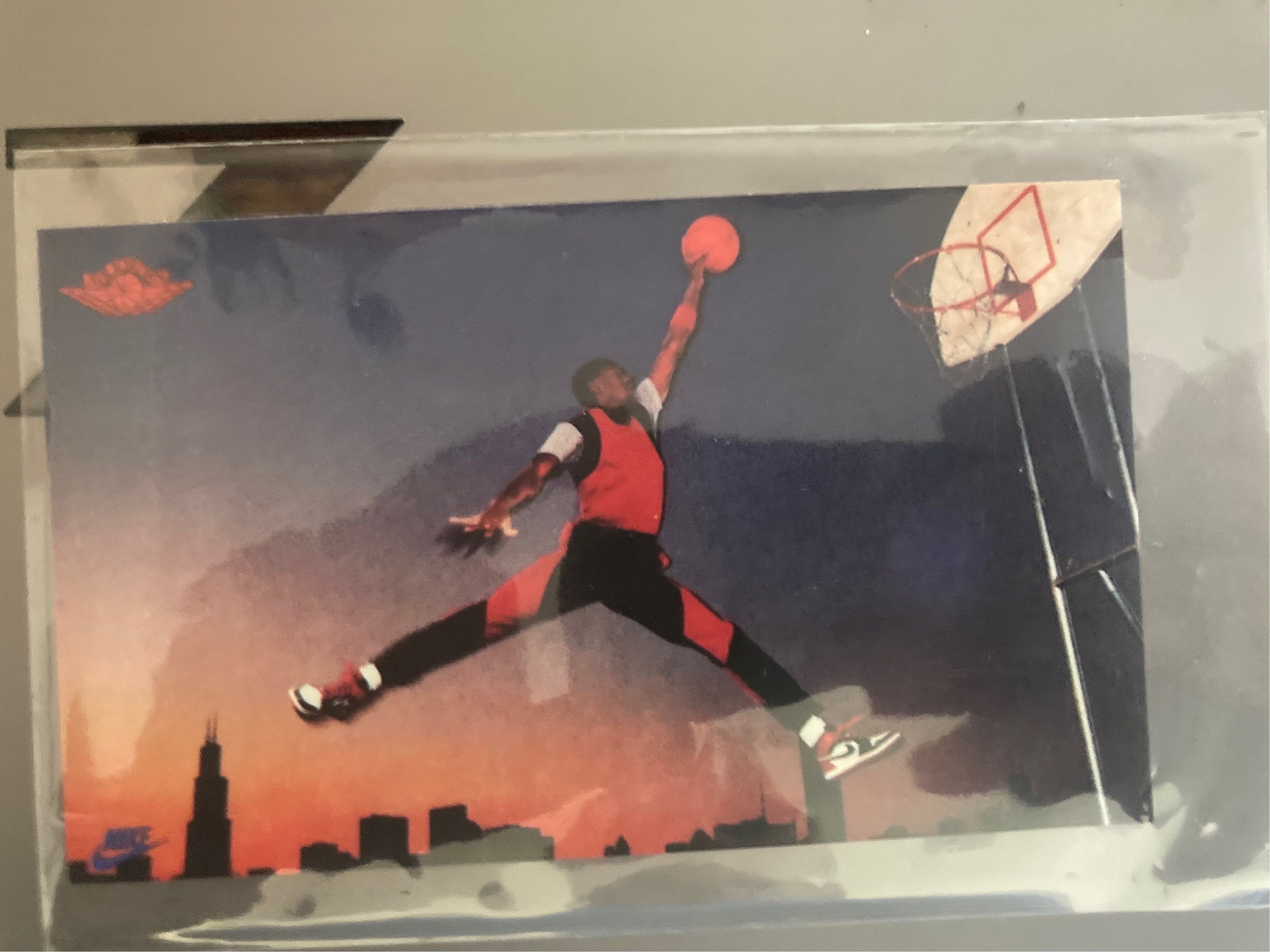 michael jordan nike promo card