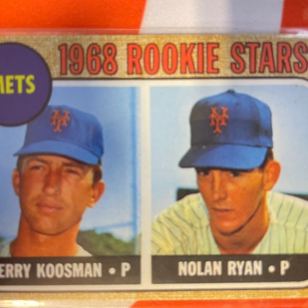 Nolan Ryan & Jerry Koosman - 1968 Rookie Stars- Exact Reprint Topps #177