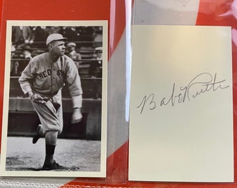 Babe Ruth - J176 - Caldor Set - Card #7 - Mini - Pitching with the Red Sox
