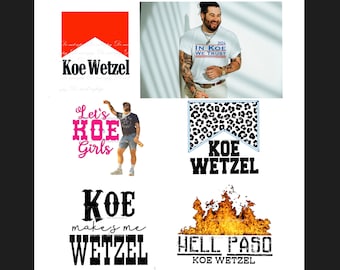 Koe Wetzel PNG-Designs, Koe PNG-Dateien, Country-Musik PNG-Bundle, Koe PNG-Bundle, Wetzel Country PNG, Wetzel Printables, Koe Wetzel-Drucke