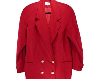 Wool Red Coat Susan Bristol