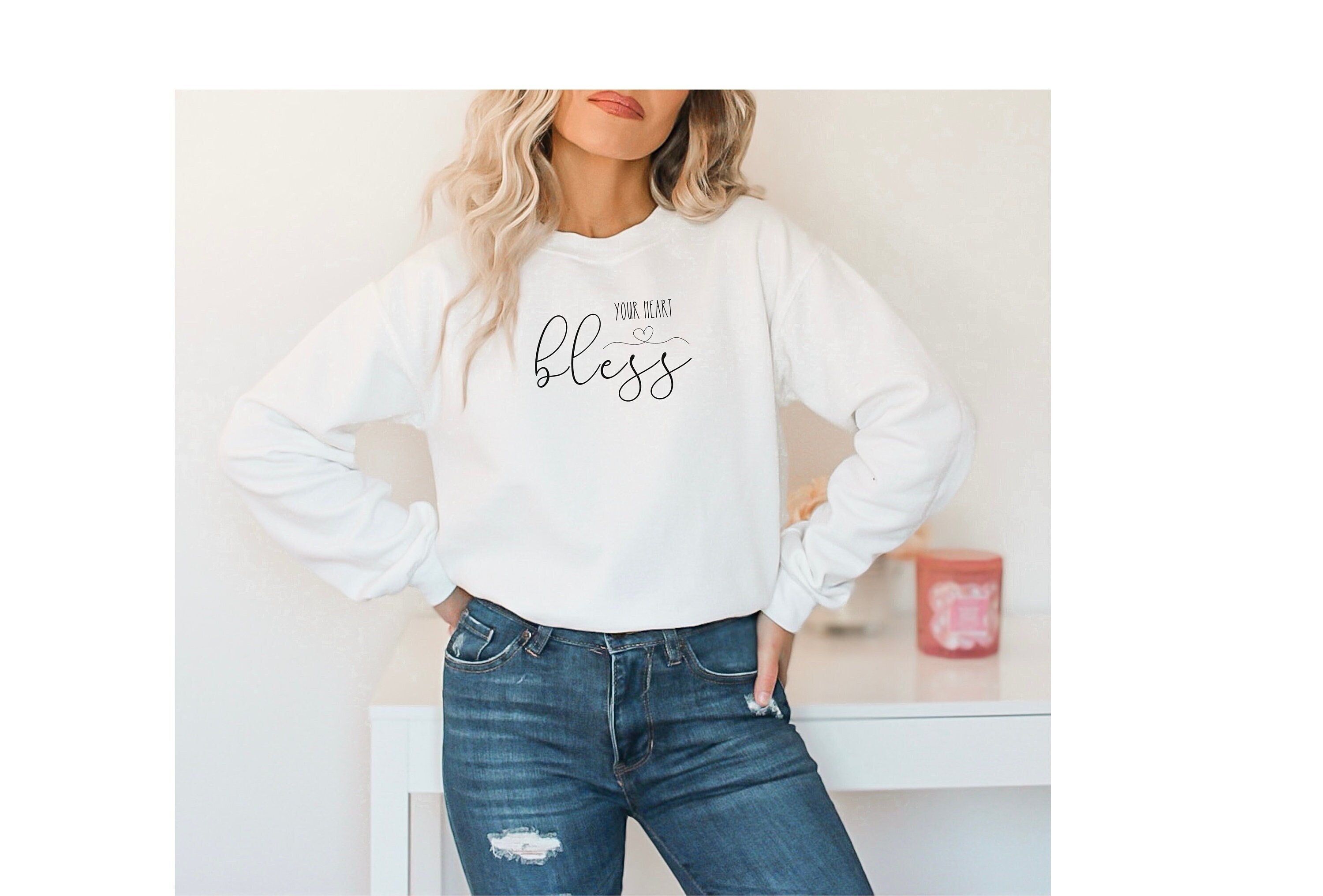 Bless Your Heart Sweatshirt - Etsy UK