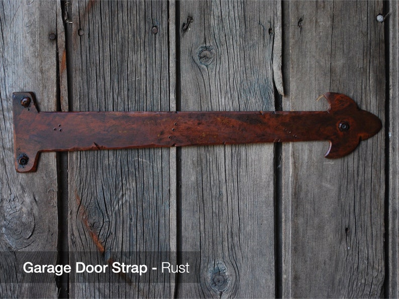 Iron Garage Door Hardware 6 Piece Kit Etsy