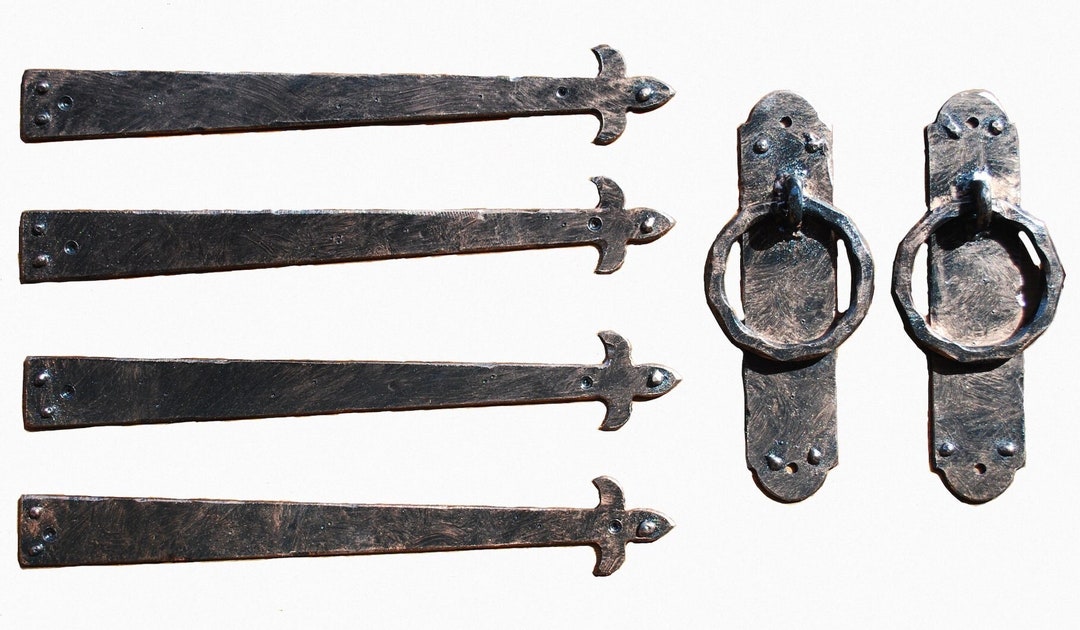 Decorative Iron Garage Door Hardware Etsy
