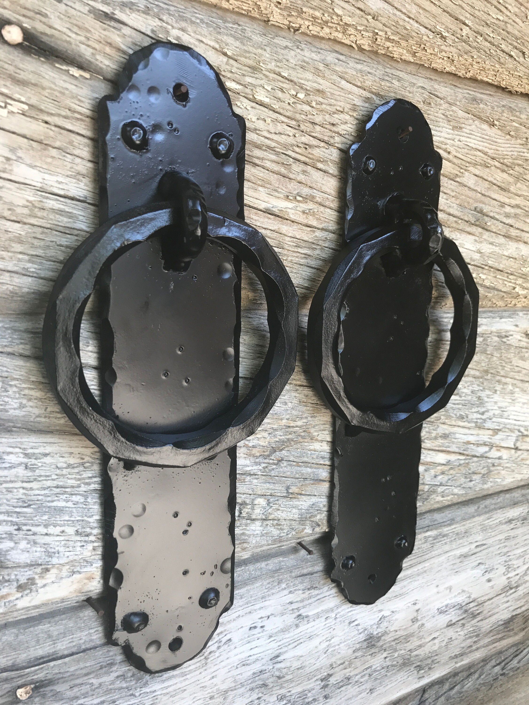 Decorative Iron Garage Door Hardware Etsy