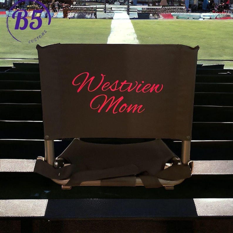 Personalized Stadium Chair Custom Bleacher Seat Folding Stadium Seats ...