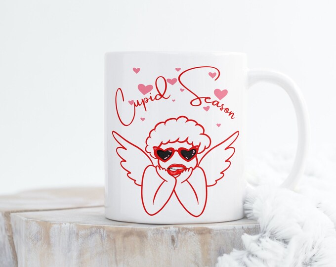 Cupid Season ~ Coffee Mug 11oz ~ Gift Mugs ~ Valentine’s Day