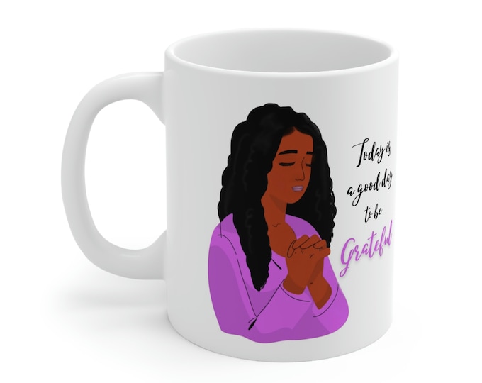 Grateful Day Coffee Mug 11oz | Faith Collection | Gift Mugs | Psalms