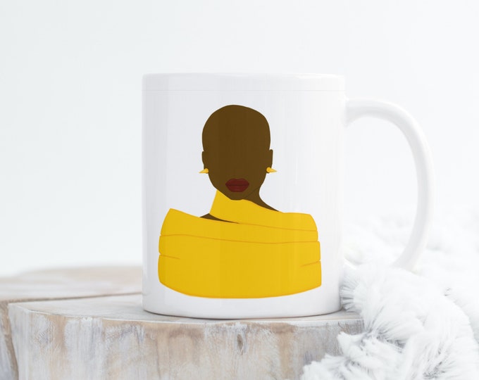 Power & Grace | Black Expressions Coffee Mug 11oz | African American Gift Mugs