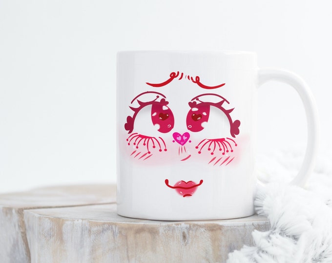 Love Eyes ~ Coffee Mug 11oz ~ Gift Mugs ~ Valentine’s Mug