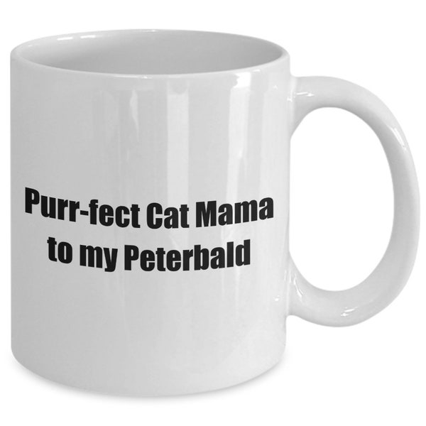 Cat Lover Gift Women, Cat Lover Gift, Cat Lover Gift Christmas, Cat Lovers Gift for Christmas, Peterbald, Cat Lovers Mug, Cat Lovers Gift