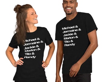 Jacksons Names Unisex t-shirt