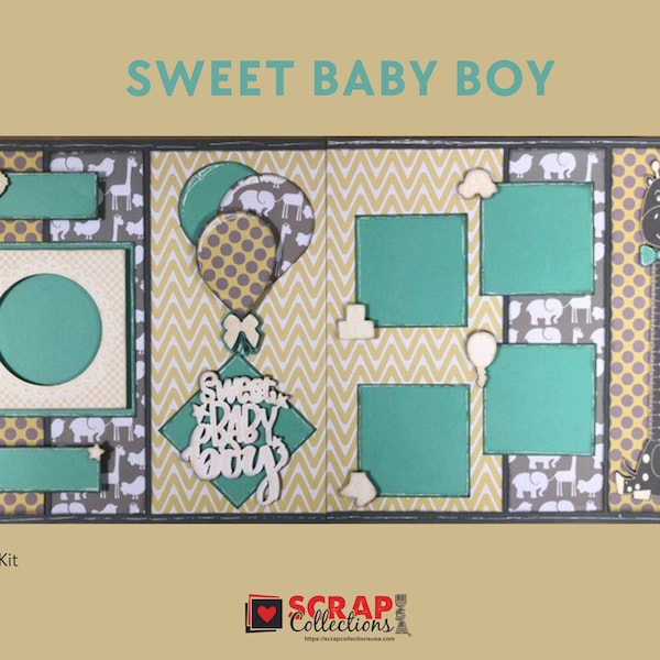 Baby Boy Scrapbook - Etsy