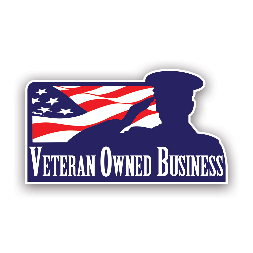 Veteran Owned Business Veteran Owned Operated Sticker Decal - Self Adhesive Vinyl - Weatherproof - Made In USA Business Support Military Troops Vet Veterans Support Small Business - Foto 11