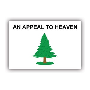 Appeal to Heaven Flag Sticker - Decal - American Made - UV Protected - the tree flag american revolution