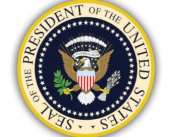 President of the United State Seal Sticker - Decal - American Made - UV Protected - potus seal symbol of the presidency america american