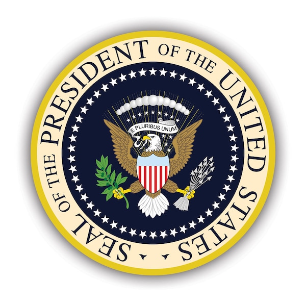 President of the United State Seal Sticker - Decal - American Made - UV Protected - potus seal symbol of the presidency america american