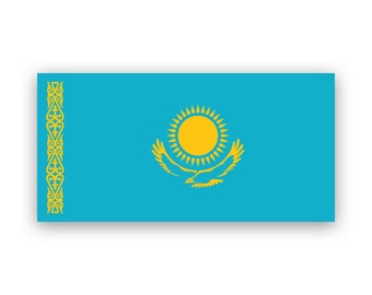 Produktbild von KASACHSTAN AUFKLEBER WAPPEN Fahne Adler Kasachisch Sticker Auto Geschenkidee EUR 5,90 - DE