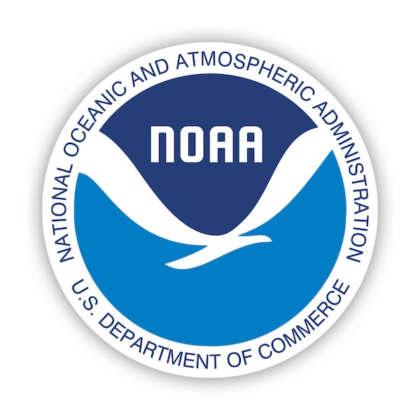 National Oceanic and Atmospheric Administration Logo Sticker - Decal - American Made - UV Protected noaa oceanic atmospheric weather