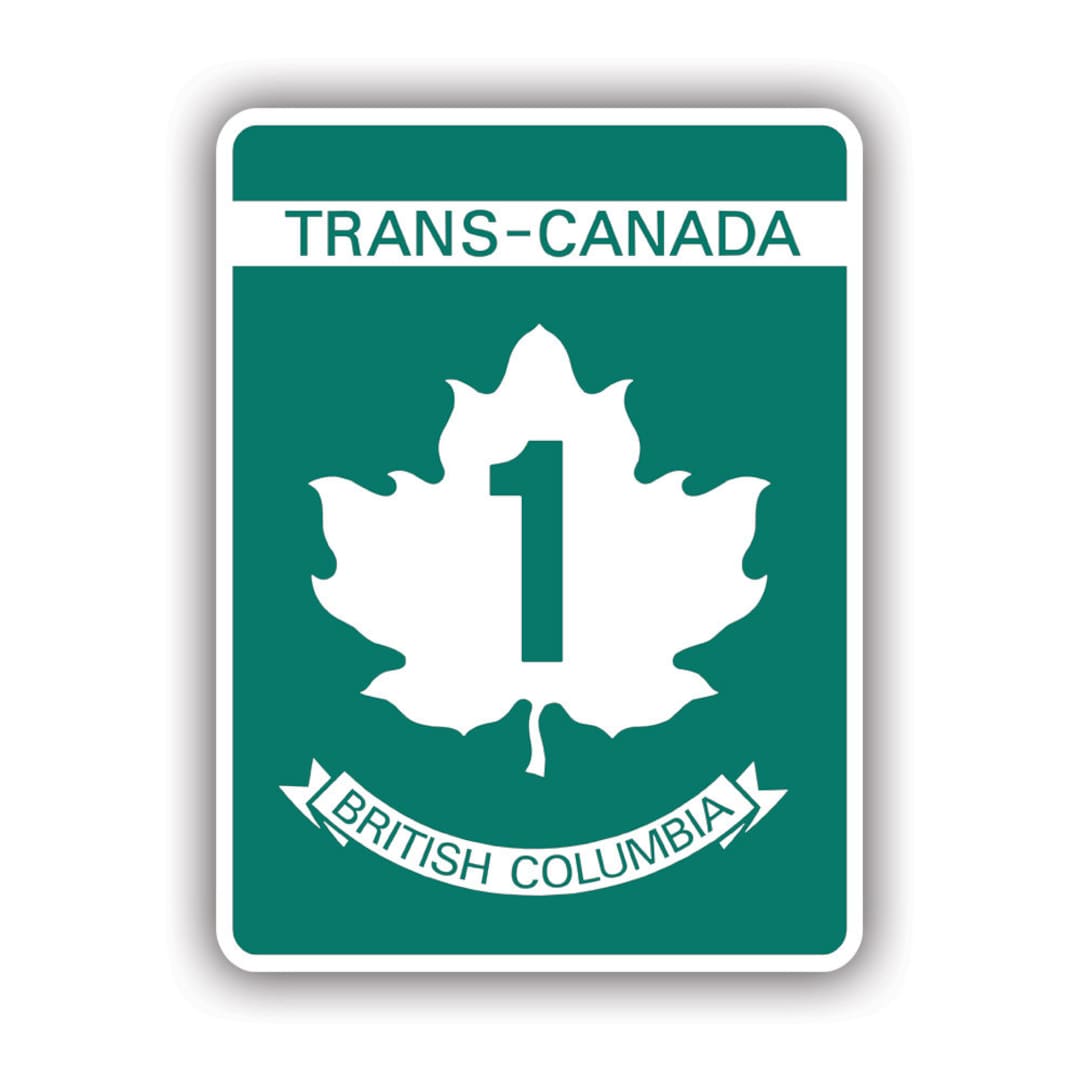 Transcanada 1 Highway Sticker Decal American Made UV Etsy