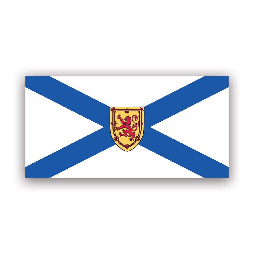 Nova Scotia Flag Sticker Decal American Made UV Protected Canada Ns