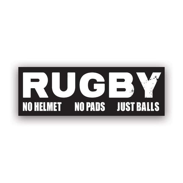Buy Rugby No Pads No Helmet Just Balls Stickers Online In India Etsy