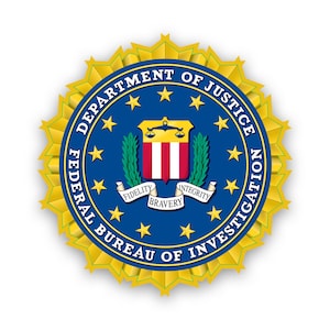 Department of Justice FBI Sticker - Decal - American Made - UV Protected federal bureau