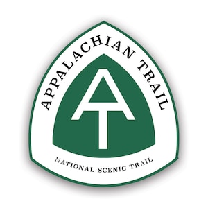 Appalachian Trail Sticker - Decal - American Made - UV Protected - hiking hiker at georgia to maine national scenic trails