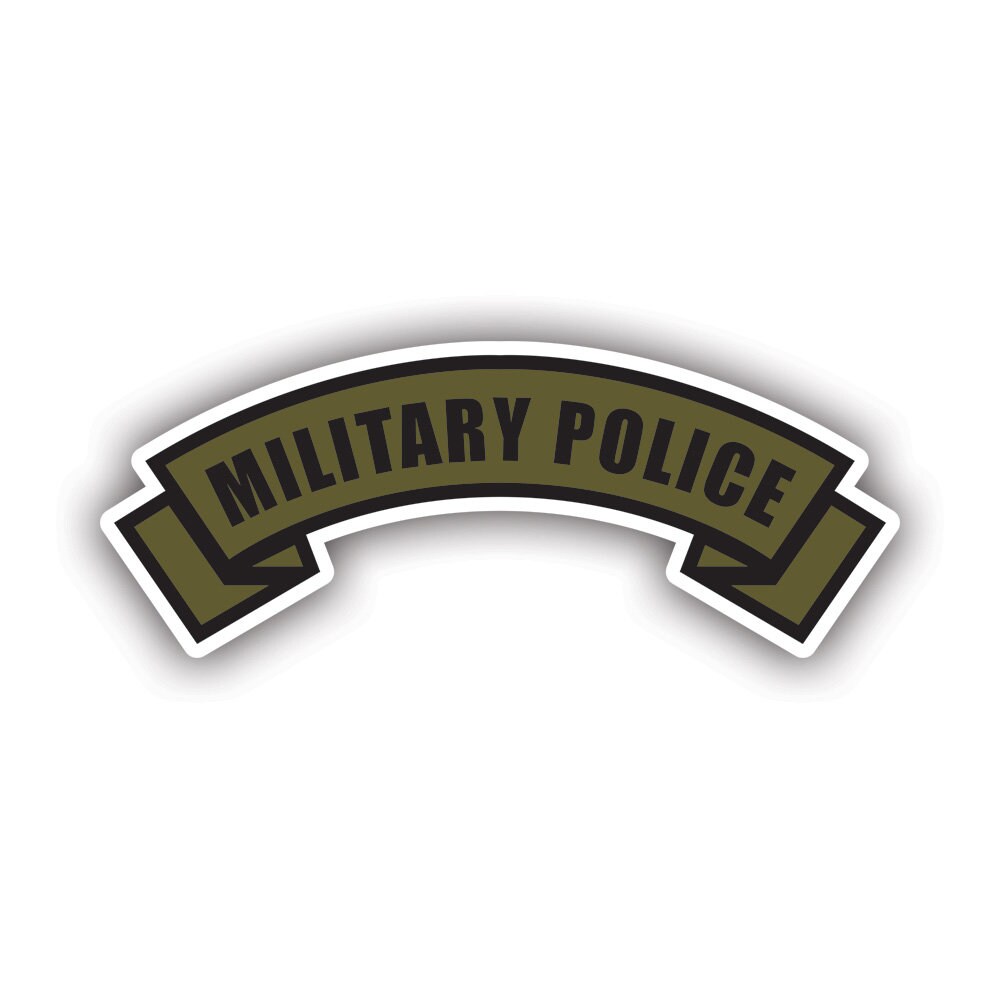 Green Tab Military Police Aufkleber - Aufkleber - American Made - UV-geschützt - MPOffizier Armee Wehrmacht