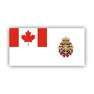 Canadian Armed Forces Flag Sticker - Decal - American Made - UV Protected caf royal canada military ca