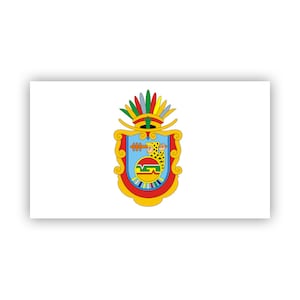 Guerrero Flag Sticker - Decal - American Made - UV Protected gr gro estado libre y soberano de guerrero coa