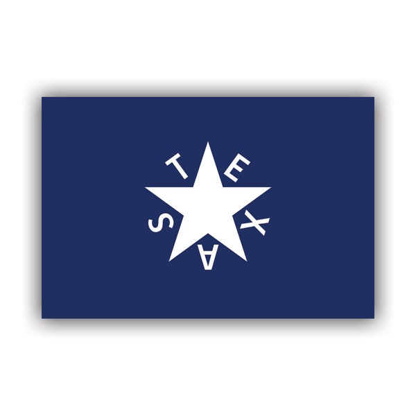 Sticker drapeau zavala - sticker - fabrication américaine - protection UV - république du texas lorenzo de zavala lone star texan